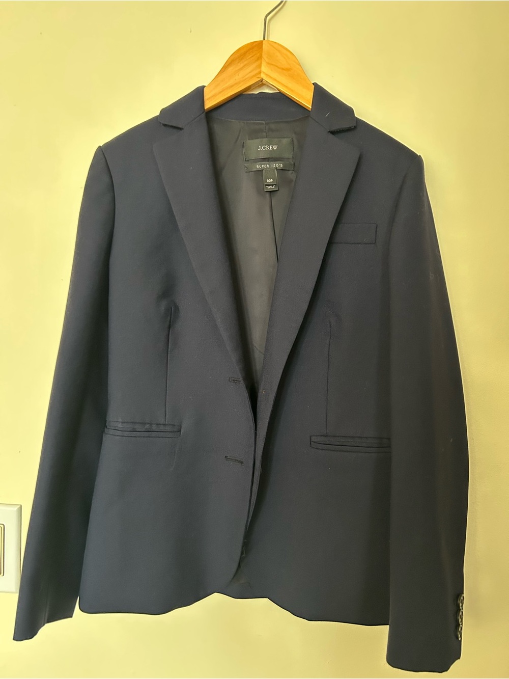 J. Crew Navy woman’s Blazer - Super 120’s 00P